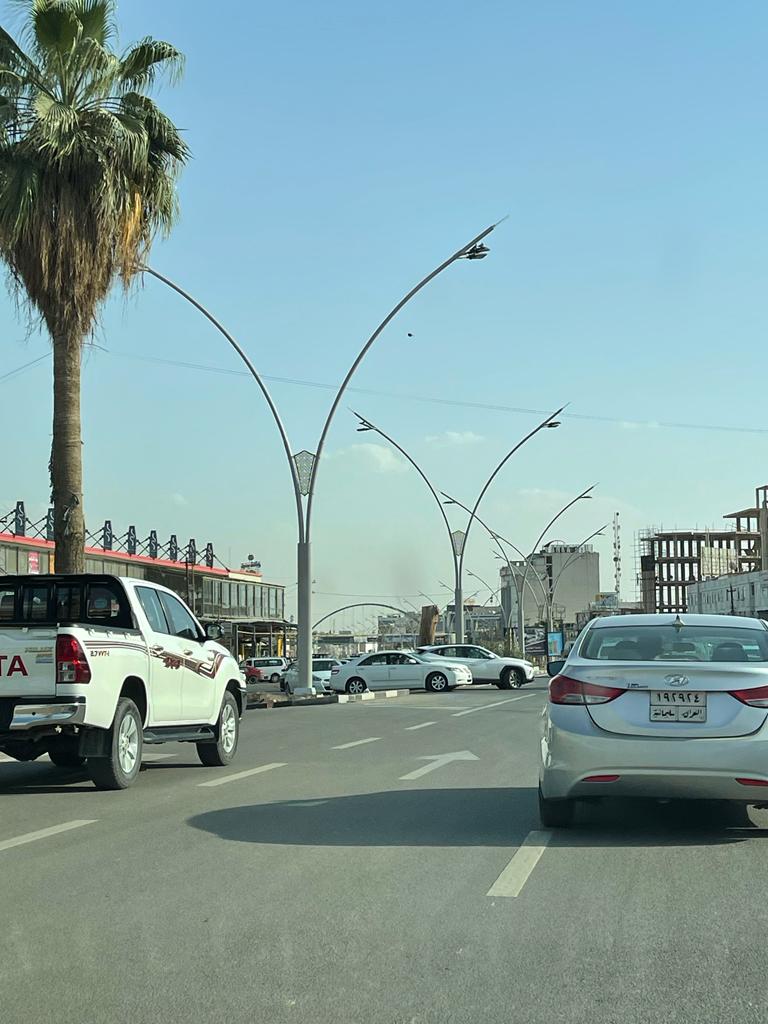 Kerkuk Irak Sokak Lambasi